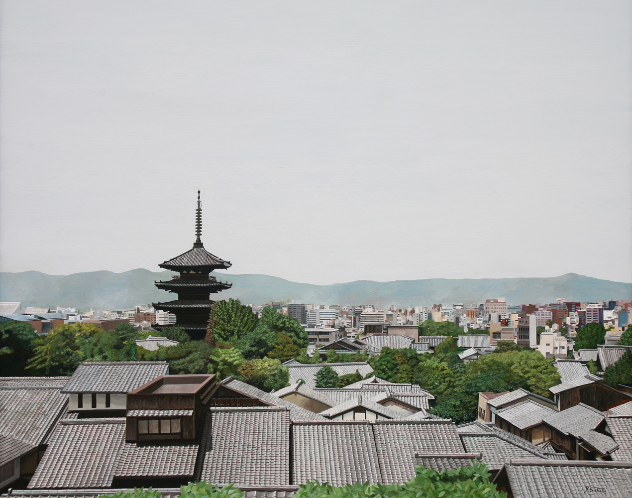京都風景画 Web個展 京大和からの眺望