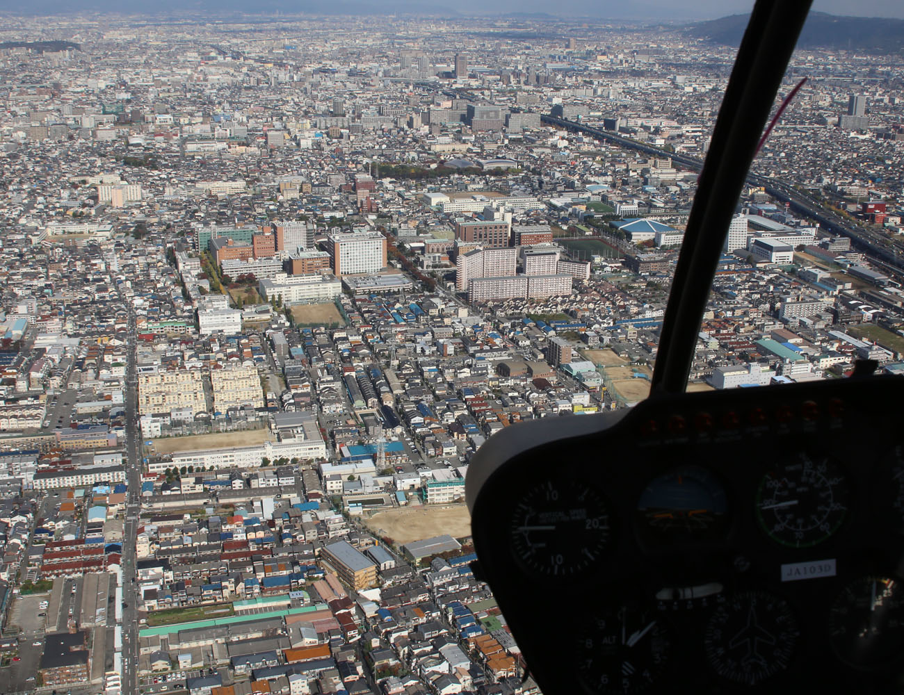 京都 空撮 写真 ヘリコプター