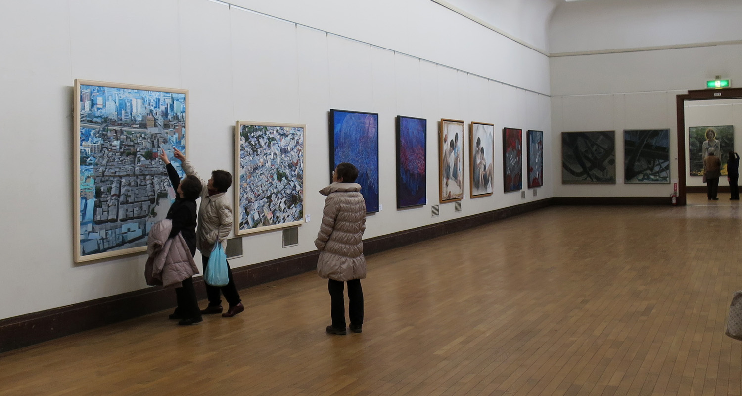 京都風景画 作品展 会場風景