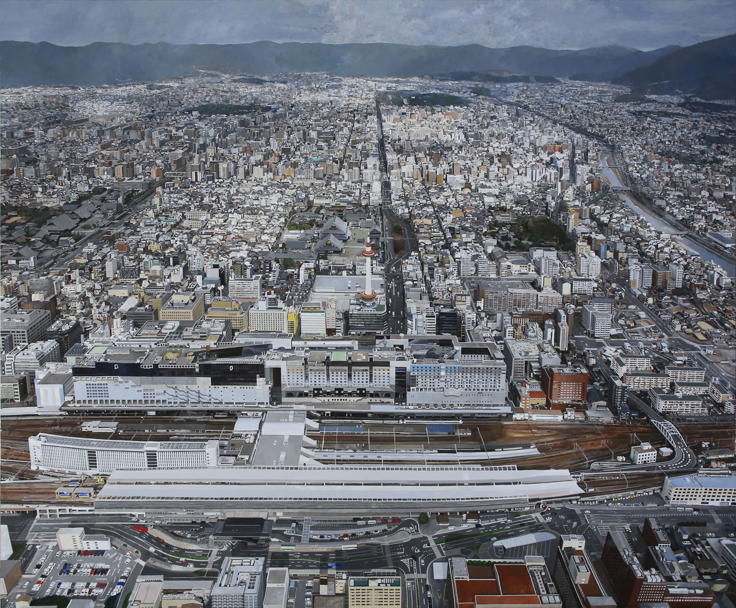 京都タワーの見える風景